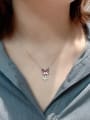 thumb 925 Sterling Silver Austrian Crystal Butterfly Classic Necklace 3
