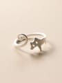 thumb 925 Sterling Silver Cat Cute Band Ring 2