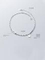 thumb 925 Sterling Silver  Minimalist  Letter  Anklet 2
