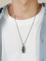 thumb Stainless steel Cubic Zirconia Irregular Hip Hop Necklace 1