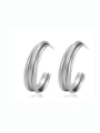 thumb Stainless SteelGeometric Minimalist Stud Earring 0