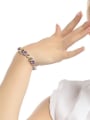 thumb Copper Cubic Zirconia Geometric Luxury Bracelet 1