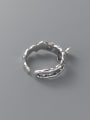 thumb 925 Sterling Silver Rabbit Vintage Stackable Ring 3