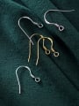 thumb 925 Sterling Silver With Minimalist Ear Hook Semi-Finished Earring Accessories 2