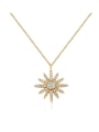 thumb 925 Sterling Silver With Gold Plated Simplistic Hexagram Star Necklace 0