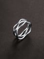 thumb Stainless steel Geometric Minimalist Stackable Ring 3