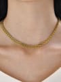 thumb Stainless steel Geometric  Chain Hip Hop Necklace 1