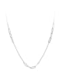 thumb 925 Sterling Silver Geometric Minimalist Necklace 2