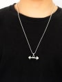 thumb Stainless steel Chain Alloy Pendant Bell Hip Hop Long Strand Necklace 1