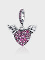thumb 925 Sterling Silver Cubic Zirconia Vintage Heart  Pendant 0