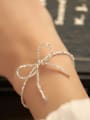 thumb 925 Sterling Silver Butterfly Minimalist Bracelet 1