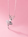 thumb 925 Sterling Silver  Cute Angel Pendant Necklace 0