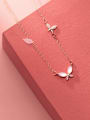 thumb 925 Sterling Silver Shell Leaf Minimalist Necklace 0