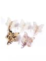 thumb Cellulose Acetate Trend Butterfly Alloy Rhinestone Jaw Hair Claw 1