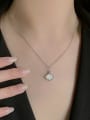 thumb 925 Sterling Silver Shell Leaf Minimalist Necklace 1