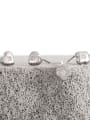 thumb 925 Sterling Silver Cubic Zirconia Heart Vintage Stud Earring 1