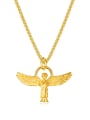 thumb Stainless steel Angel Hip Hop Necklace 0