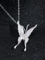 thumb 925 Sterling Silver Butterfly Artisan Necklace 2