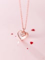 thumb 925 Sterling Silver Shell Simple fashion shell love pendant  Necklace 3