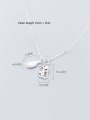 thumb 925 Sterling Silver  Cute Mouse Pendant Necklace 3