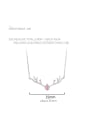 thumb 925 Sterling Silver Cubic Zirconia Deer  Head Minimalist Necklace 2