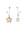 thumb Alloy With Imitation Gold Plated Fashion Irregular Drop Earrings 0
