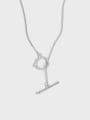 thumb 925 Sterling Silver Geometric Vintage Necklace 1