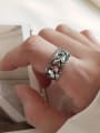 thumb 925 Sterling Silver Vintage Olive Leaf Free Size Band Ring 0