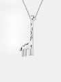 thumb 925 Sterling Silver Minimalist Deer  Necklace 2