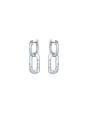 thumb 925 Sterling Silver Geometric Vintage Drop Earring 0
