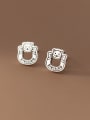 thumb 925 Sterling Silver Icon Vintage Stud Earring 2