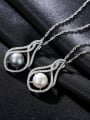 thumb 925 Sterling Silver  Fashion irregular Pearl Freshwater Pearl Necklace 2