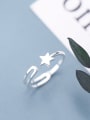 thumb 925 Sterling Silver Star Minimalist Free Size Ring 0