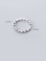 thumb 925 Sterling Silver With Cubic Zirconia Fashion Simple Free Size   Ring 2