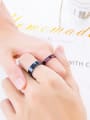 thumb Stainless Fashion Simple Steel couple ring 1