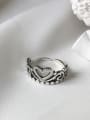 thumb 925 Sterling Silver Heart Vintage  Free Size Midi Ring 0