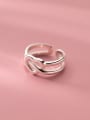 thumb 925 Sterling Silver Hollow Heart Minimalist Stackable Ring 1