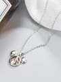 thumb 925 Sterling Silver Mickey Mouse Minimalist Necklace 2
