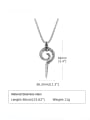 thumb Stainless steel Irregular Hip Hop Necklace 2