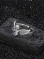 thumb 925 Sterling Silver Cubic Zirconia Wing Vintage Band Ring 2