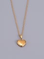 thumb Titanium smooth Heart Minimalist pendant Necklace 3
