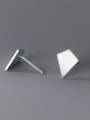 thumb 925 Sterling Silver Geometric Minimalist Stud Earring 3