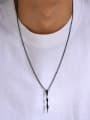 thumb Stainless steel Irregular Hip Hop Necklace 3