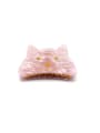 thumb Cellulose Acetate Cute Cat Zinc Alloy Jaw Hair Claw 0