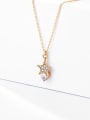 thumb Alloy Cubic Zirconia Star Dainty Necklace 1