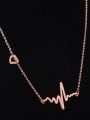 thumb Titanium Heart Minimalist Pendant Necklace 0