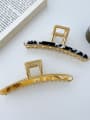thumb Cellulose Acetate Trend Geometric Alloy Jaw Hair Claw 2