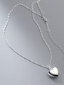 thumb 925 Sterling Silver Heart Minimalist Necklace 2