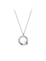 thumb 925 Sterling Silver Hollow Round Dolphin Cute Pendant Necklace 3