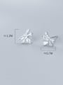 thumb 925 Sterling Silver Cubic Zirconia Dragonfly Cute Stud Earring 2